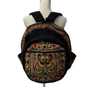 Vintage Large Roomy Bohemian Embroidered Large‎ Weekender Festival Backpack